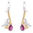 Love Bird Earrings in various gemstones